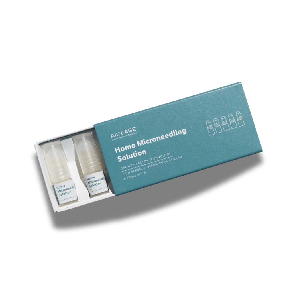 Home Micro-needling System (x5 vials & .25 mm micro-needling roller) - AnteAGE® Stimulate & Renew AnteAGE® MD 